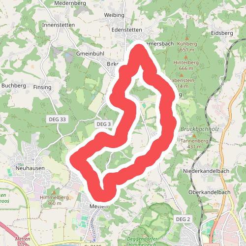 Mettener Rundwanderweg Nr. 10