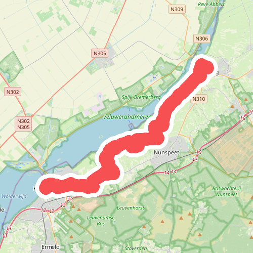 Elburg - Harderwijk · Jacobsweg Amsvorde etappe 3