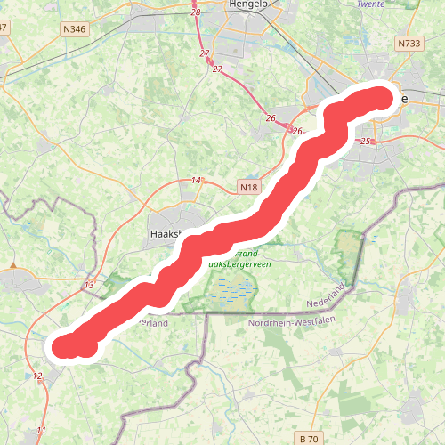 Enschede - Eibergen · Jacobsweg Audenzeel etappe 2