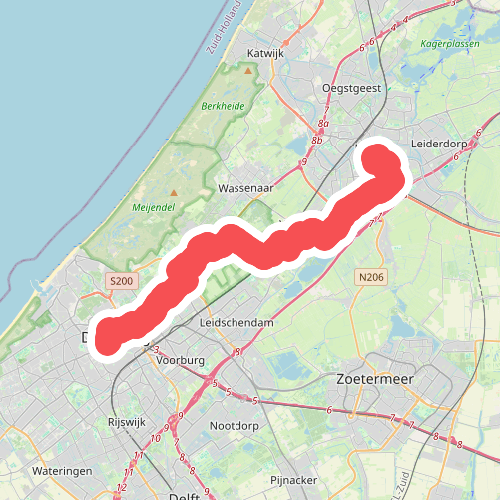 Leiden - Den Haag · Jacobsweg Die Haghe etappe 2
