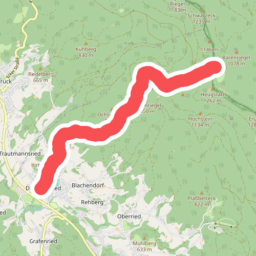 Goldsteig Zuweg Nr.17 Drachselried-Heugstatt
