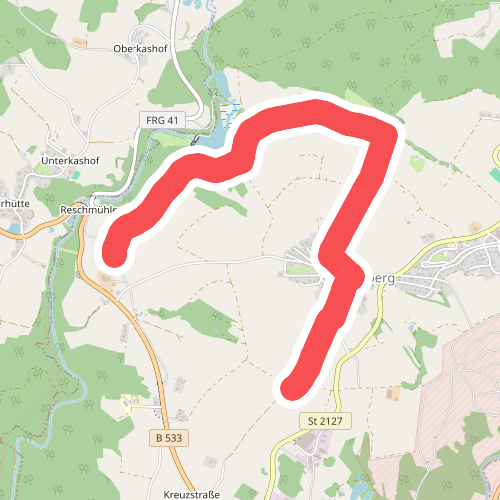 Rundwanderweg Nr. 4a: Reschbachtal (Verlängerung)