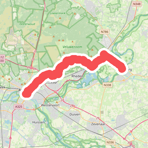 Doesburg - Arnhem · Jacobsweg Nieumeghen etappe 5