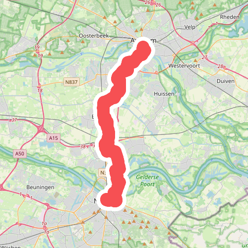 Arnhem - Nijmegen · Jacobsweg Nieumeghen etappe 6