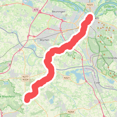 Nijmegen - Zeeland · Jacobsweg Nieumeghen etappe 8