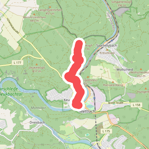 Verbindungsweg zum Europäischen Fernwanderweg E3