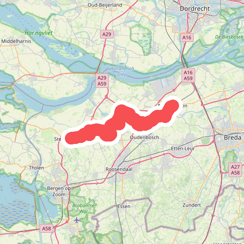 Zevenbergen - Steenbergen · Jacobsweg Thuredrecht etappe 4