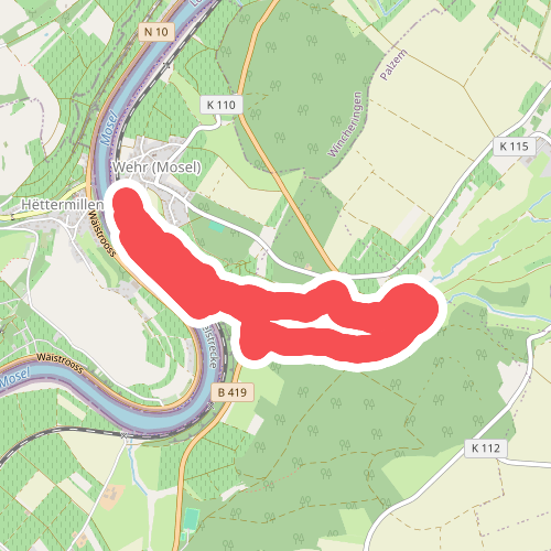 Moselsteig Seitensprung Wehrer Rosenberg