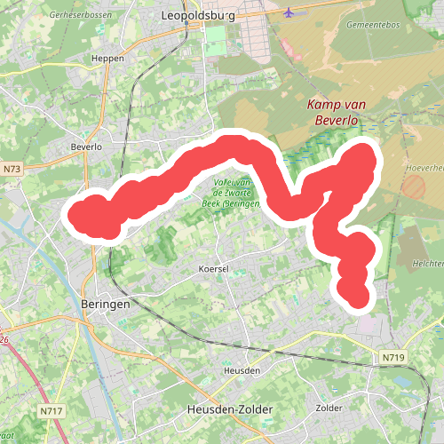 Beringen-Mijn - Terril Zolder · Limburgse Mijnen etappe 6