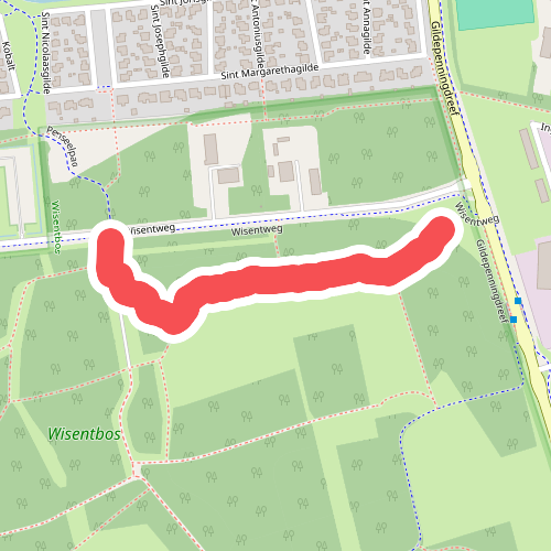 Wandelroute Educatiepad Wisentbos