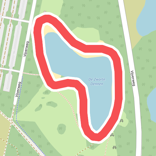 Wandelroute familiepad Zwarte Dennen