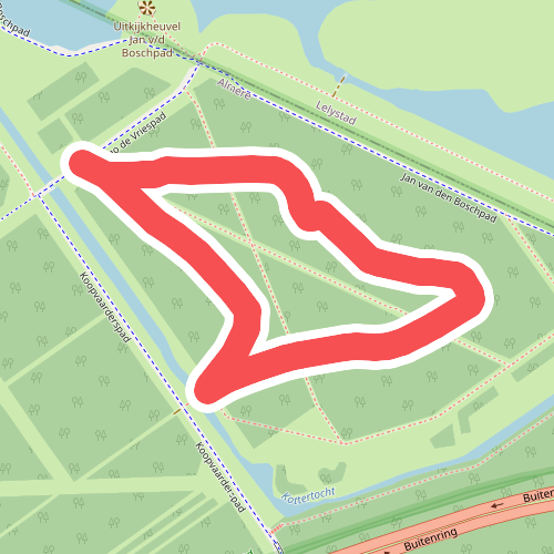 Wandelroute Vlinderpad