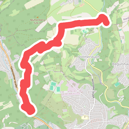 Saar-Hunsrück-Steig Zuwegung Historische Weiherschleife