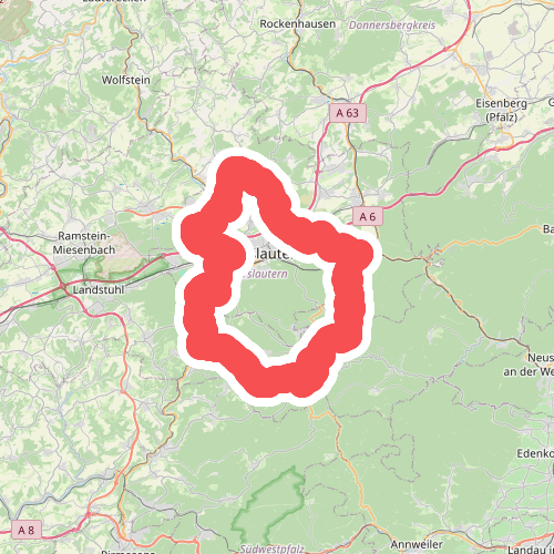 Westpfalz-Wanderweg Blaues W (Barbarossa-Wanderweg)