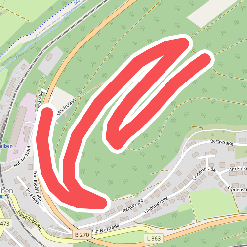 Wanderweg Steinalben 2