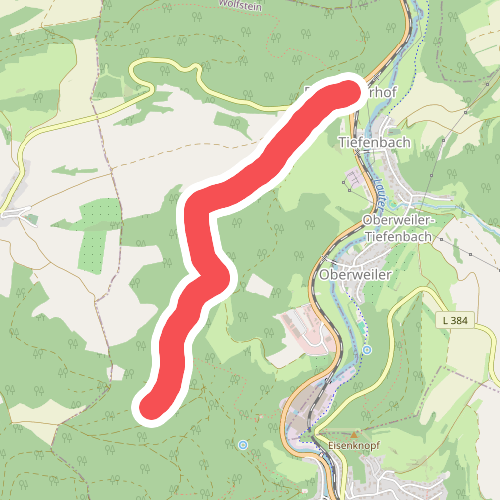 Pfälzer Höhenweg Zuweg Reckweilerhof