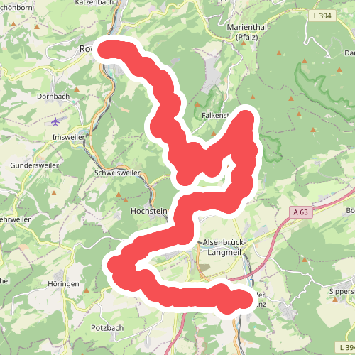 Pfälzerwald Blauer Punkt