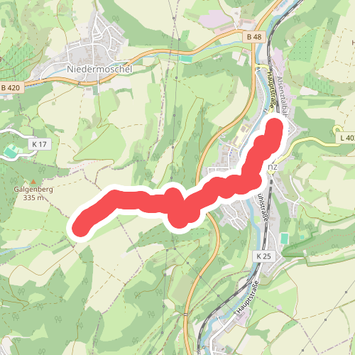 Zuweg Pfälzer Höhenweg