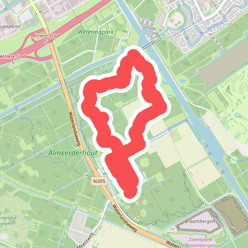 Wandelroute Natuurpad