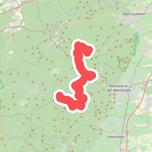 Pfälzerwald Roter Balken (Lambertskreuz <=> Beitenstein)