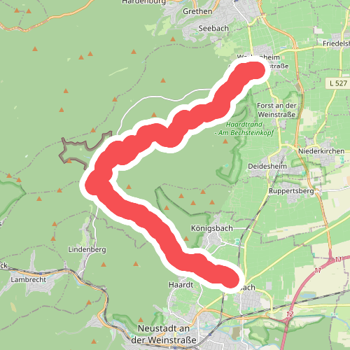 Pfälzerwald Rotes Dreieck