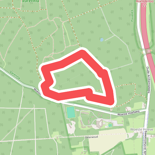 Wandelroute Varenna korte route