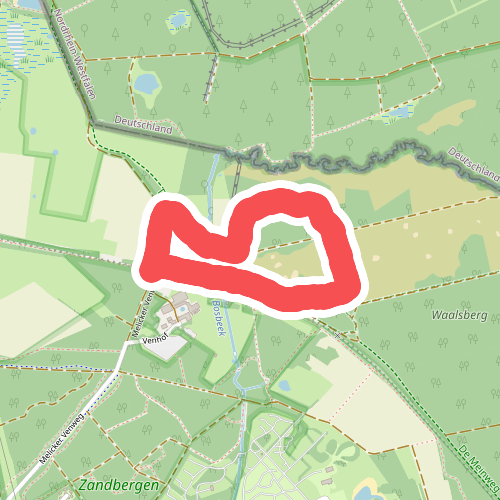 Wandelroute familiepad Meinweg