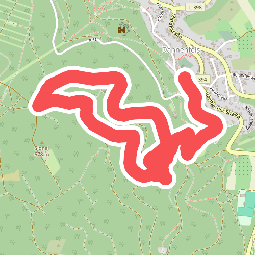 Dannenfels 5: Felsenweg