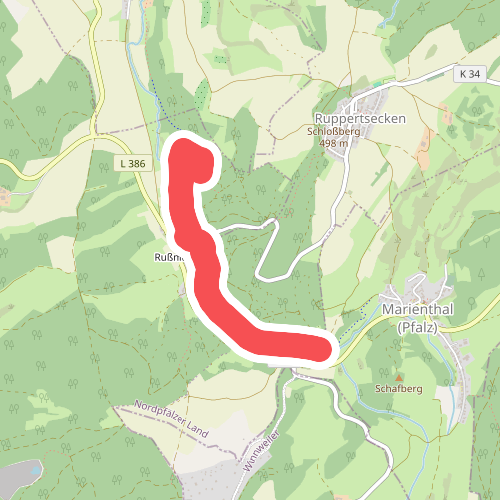 Rundwanderweg Ruppertsecken - Burgenweg