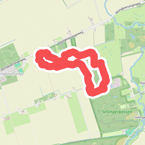 Wandelroute Van Tange naar Rijsdam