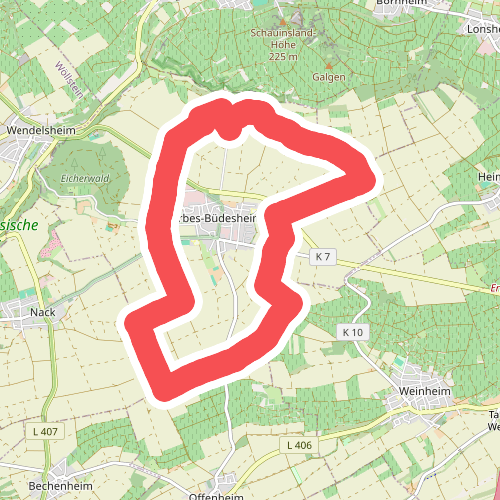 Entlang der Grünlandstreifen