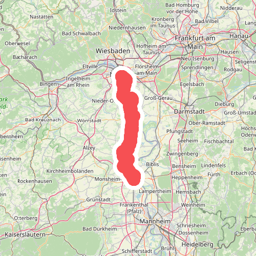 Rheinterrassenweg (Stammstrecke)