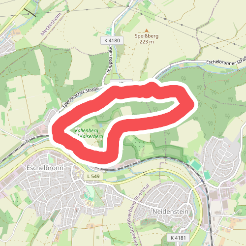 Rundwanderweg Eschelbronn Kallenberg 1: Hetzenloch-Weg