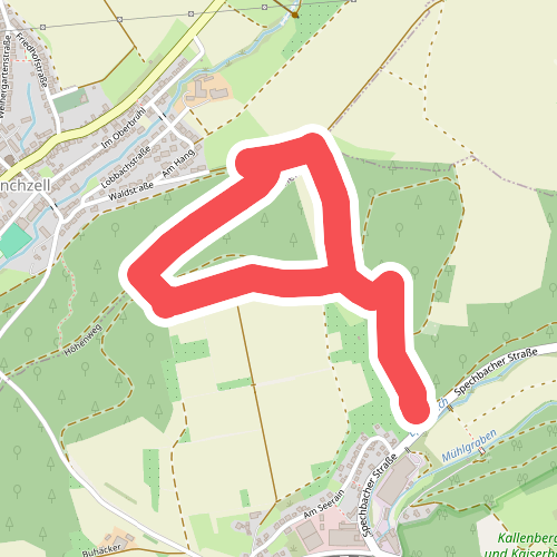 Rundwanderweg Eschelbronn Lohbrunnen 1: Bußloch-Weg