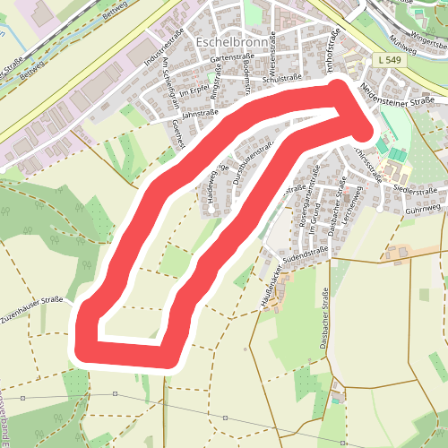 Rundwanderweg Eschelbronn Sporthalle 1: Neurott-Weg