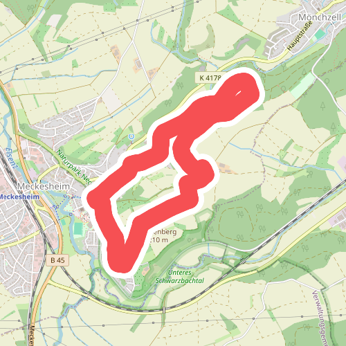 Rundwanderweg Meckesheim Buchwald 6: Blösenberg-Weg