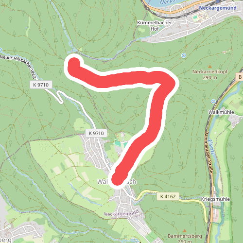 Rundwanderweg Waldhilsbach 10 - Kraussteinweg