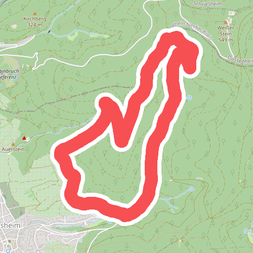 Rundwanderweg Heidelberg Turnerbrunnen 5: Hoher-Nistler-Weg
