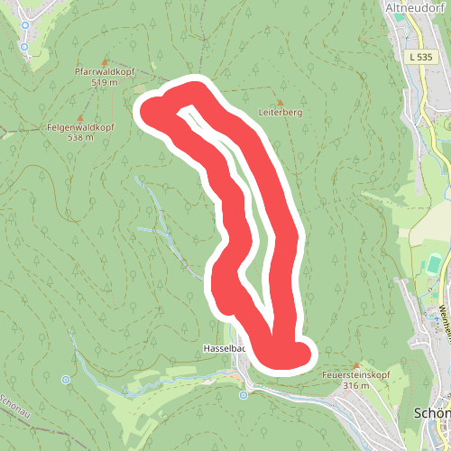 Rundwanderweg Schönau 1: Hasselbach-Weg