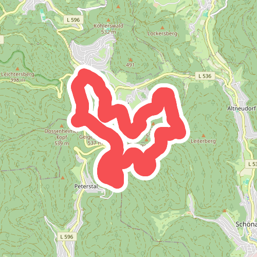 Rundwanderweg Wilhelmsfeld 5: Kameralwald-Weg