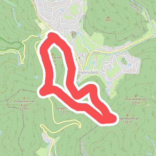 Rundwanderweg Wilhelmsfeld 6: Holzapfelbaum-Weg