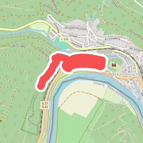 Rundwanderweg Neckarsteinach Unter den 4 Burgen 1: Burgen-Weg