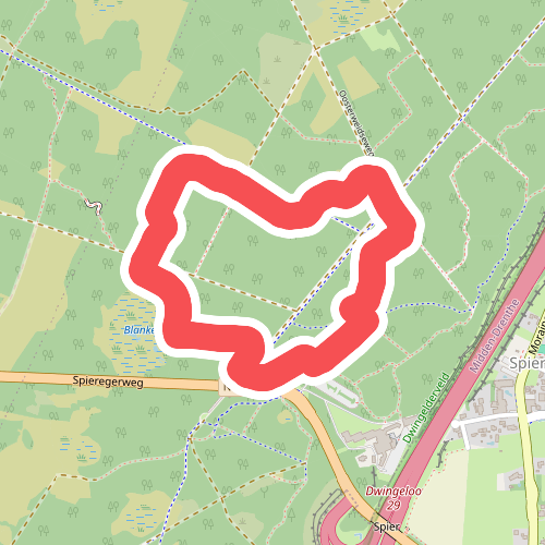 Wandelroute familiepad Dwingelderveld