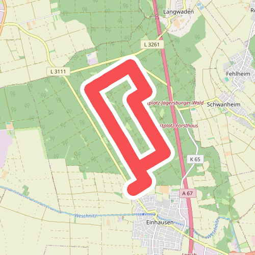 Rundwanderweg Einhausen Junger Wald 2: