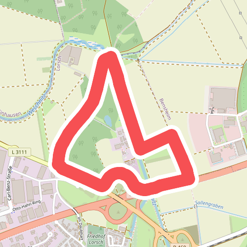 Rundwanderweg Lorsch Teschenauer Berg 1: Eichen-Weg