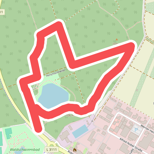 Rundwanderweg Viernheim Waldsee 1: Waldsee-Weg