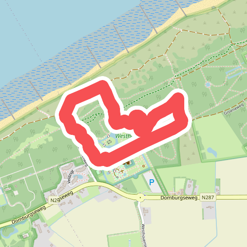 Wandelroute Manteling wit