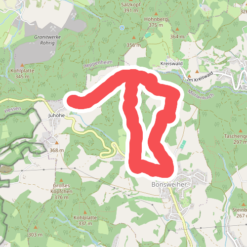 Rundwanderweg Mörlenbach Frauenhecke 3: Unerts-Weg