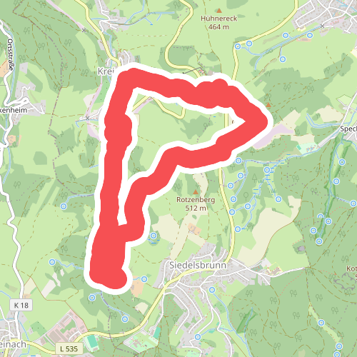 Rundwanderweg Wald-Michelbach Kreidacher Höhe 4: Kreidacher-Weg