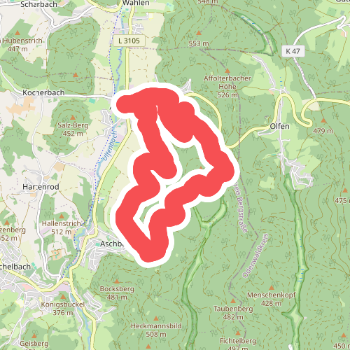 Rundwanderweg Affolterbach 3: Meisenberg-Weg